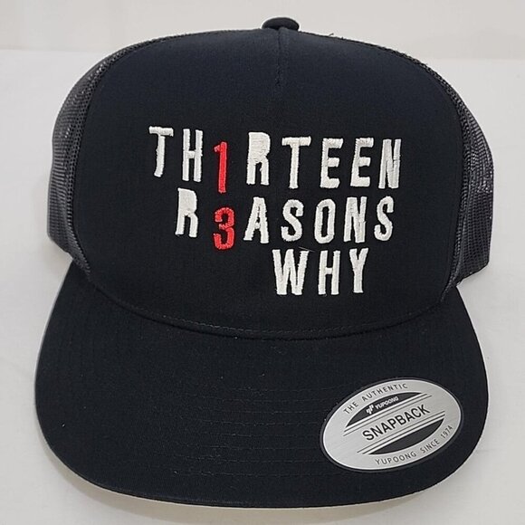 The Classic Accessories - NTOW The Classics Thirteen Reasons Why Crew Trucker Style Hat Netflex TV Series